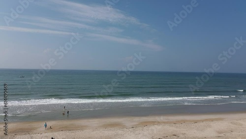 beach in the morning