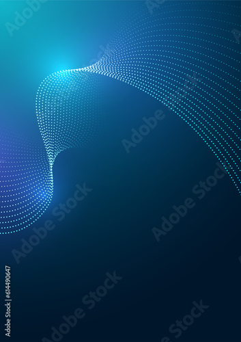 abstract wave lines colorful isolated on dark background concept of technology digital network connection. Digital future technology concept. vector illustration
