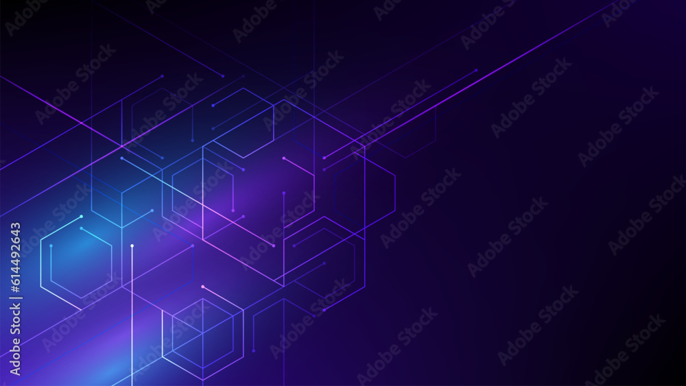 Abstract background consisting of set of hexagonal cells. Modern innovation communication technology business background. Background illustration vector. Abstract background consisting of set of hexagonal cells. Modern innovation communication technology business background. Background illustration vector.
