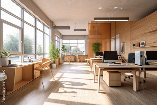 Modern Office Illustration