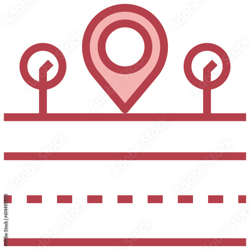 ROADSIDE line icon,linear,outline,graphic,illustration