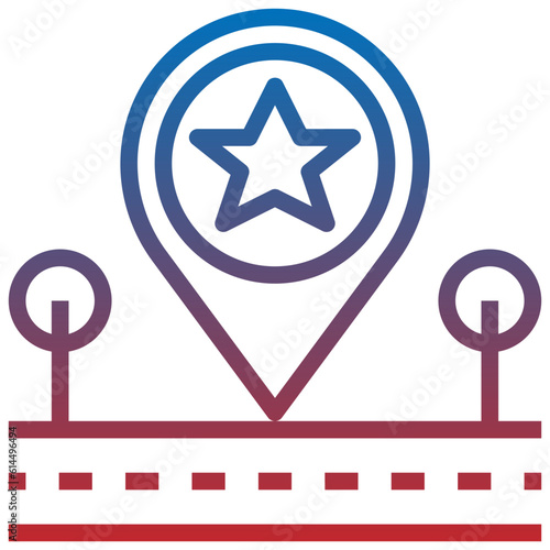 FAVORITE DESTINATION line icon,linear,outline,graphic,illustration