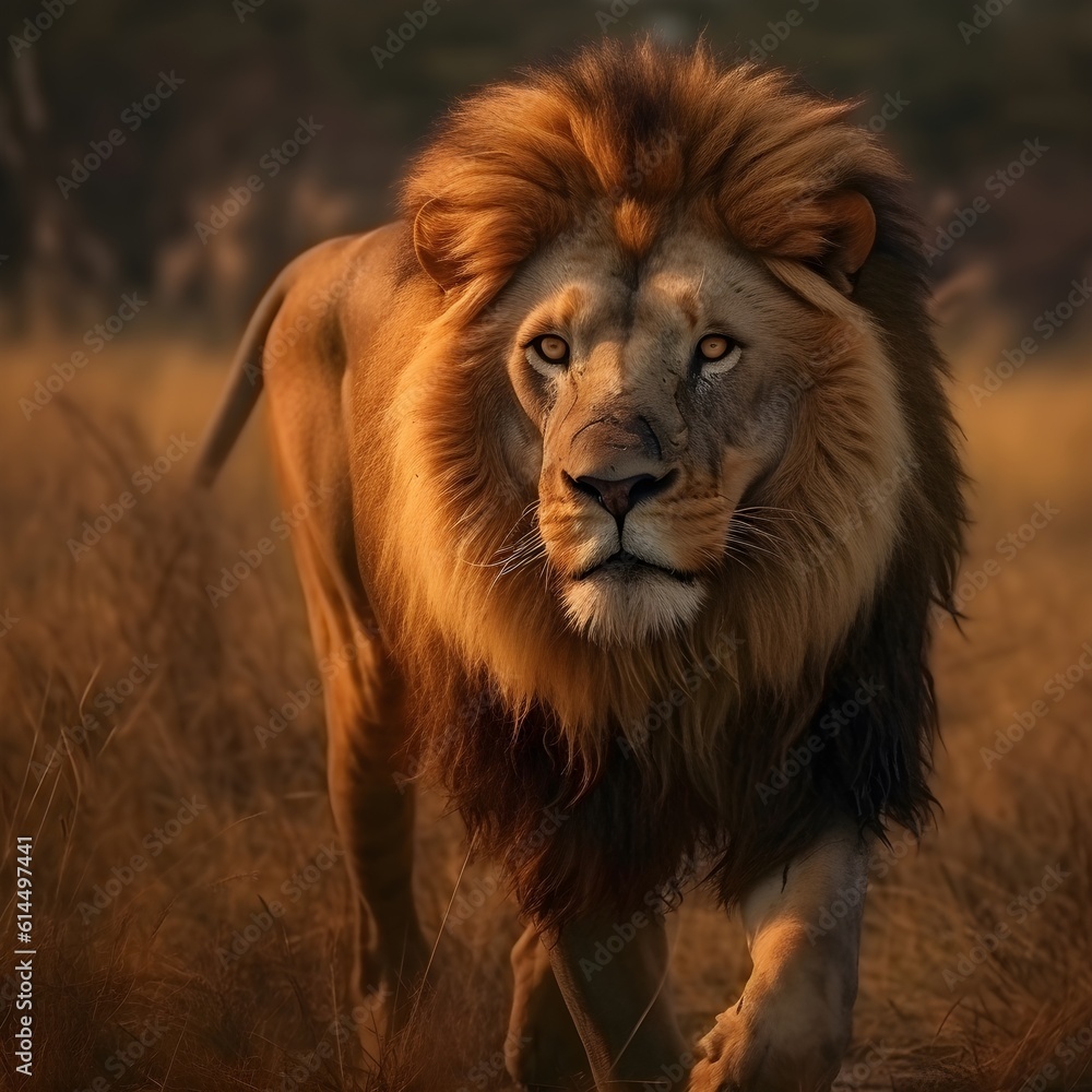 Lion of the Pride in Wait