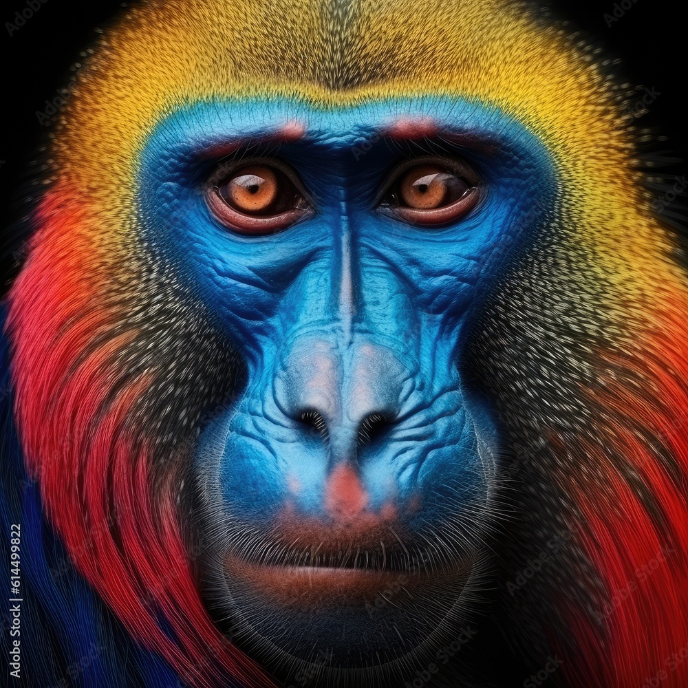 The truly beautiful Mandrill’s, Mandrills are considered old world monkeys and the males are the largest of the monkeys, From their colorful noses to their colorful rumps.