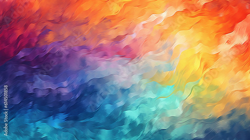 oil paints on canvas multicolored background gradient. Generative AI