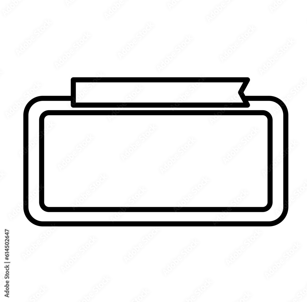 Cute sticky note back to school cartoon outline icon
Cute sticky note back to school cartoon outline icon