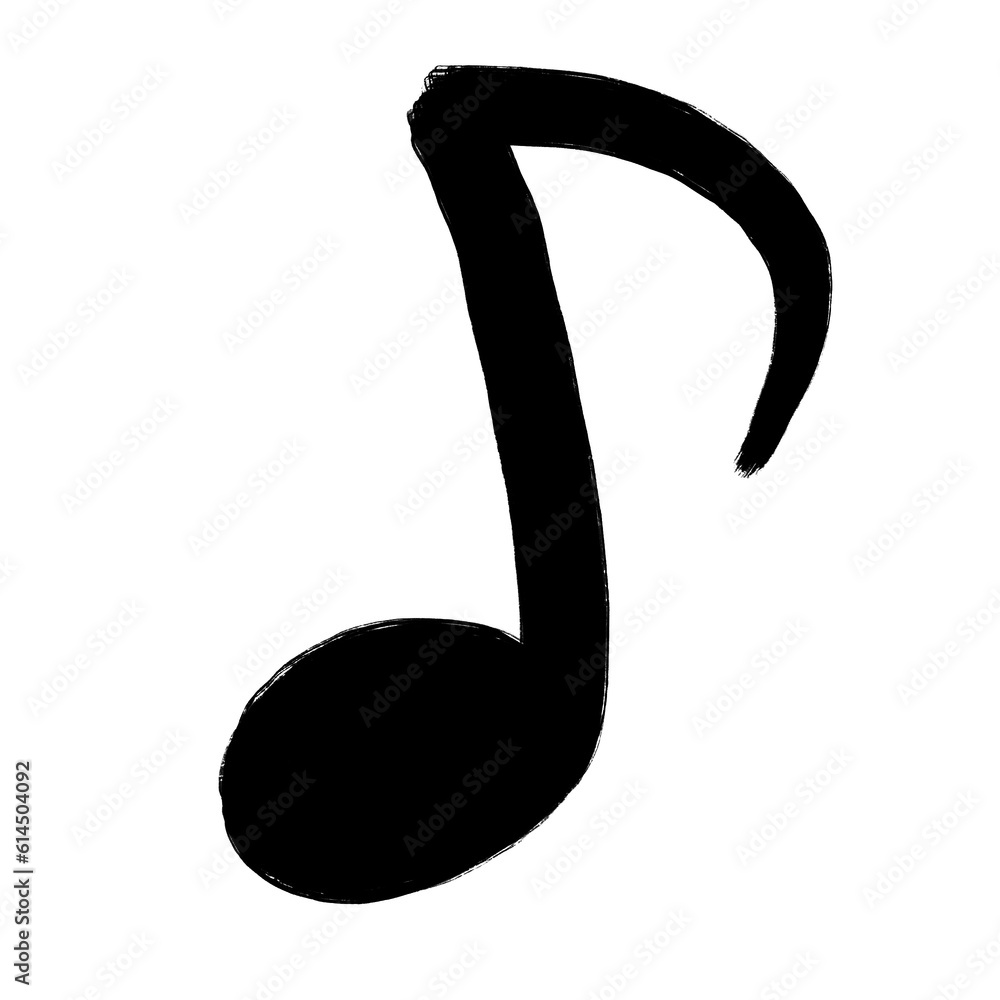 Music eighth note lined design Music eighth note lined design