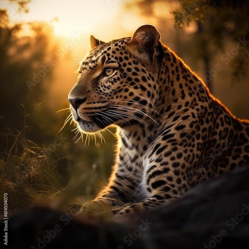 portrait of a leopard © Ultragen Master