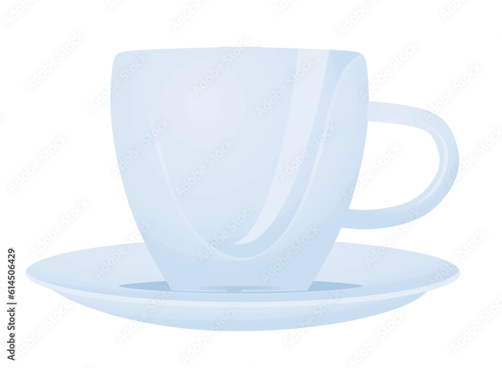 Coffee cup on white background, vector Coffee cup on white background, vector