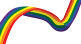LGBT banner isolated. vector illustration