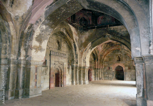 Interior of Humayun's Tomb, Delhi, India photo