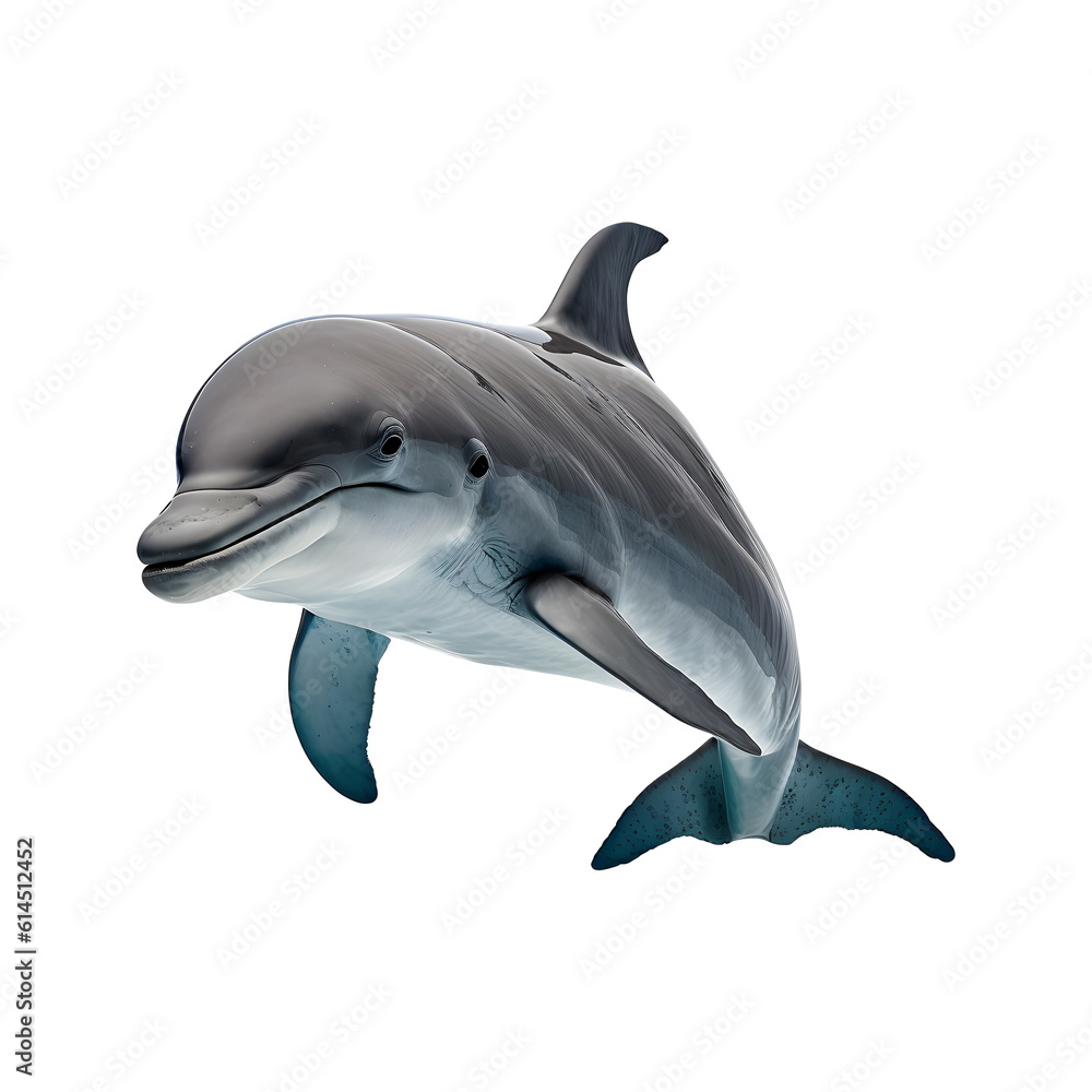Naklejka premium Dolphin isolated on transparent background