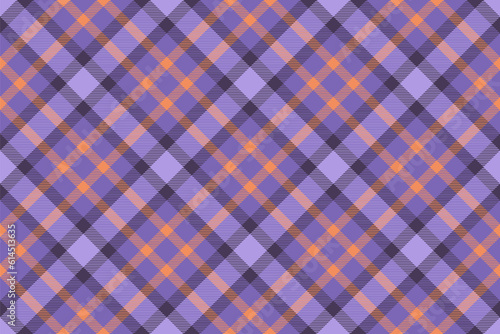 Tartan plaid background, diagonal check seamless pattern. Vector fabric texture for textile print, wrapping paper, gift card, wallpaper. © SolaruS