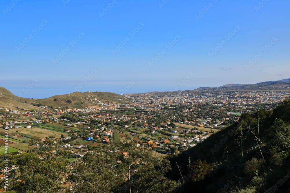 Fototapeta premium San Cristobal de La Laguna Tenerife vista aerea 3