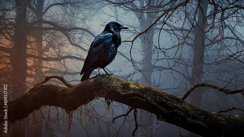 The Ominous Raven © ardasavasciogullari