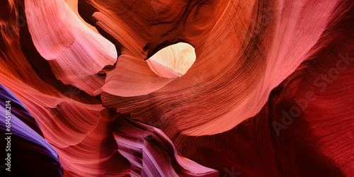 red eye in famous antelope canyon near page usa - travel concept