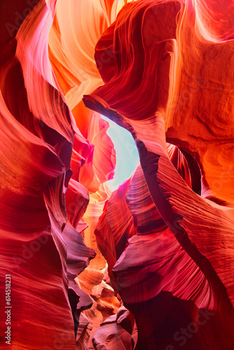 antelope slot canyon near page in arizona usa - art and travel concept