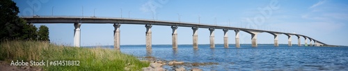 Bridge to Öland Island in summer time