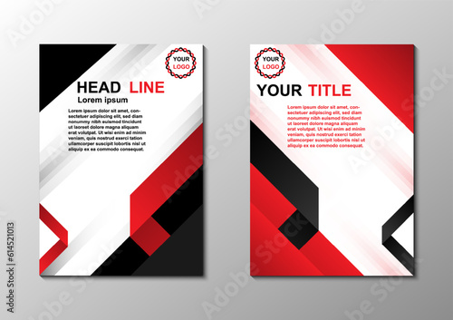 Back red cover paper vector design background