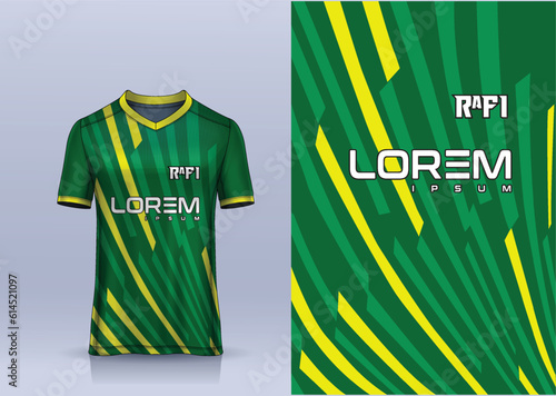 pakistan jersey and t-shirt template sports jersey design vector mockup. Sports design for football, racing, gaming jersey. Vector