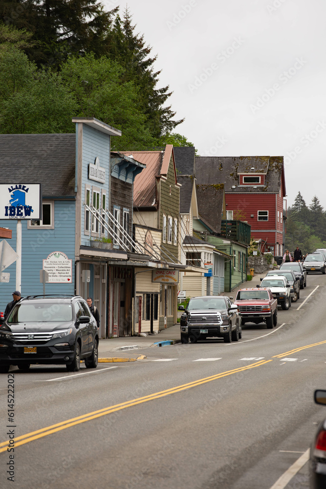 Scenic photograph of Ketchikan Alaska town
