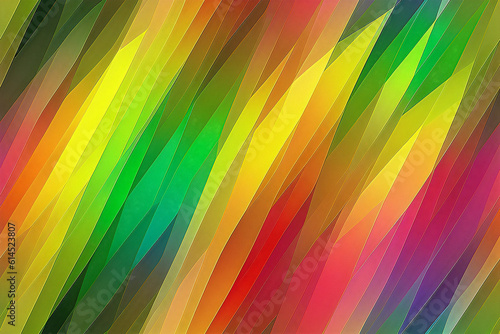 Beautiful seamless texture of multi colored background. Seamless abstract watercolor geometric shapes, curved lines, gradient spectrum. Generative AI