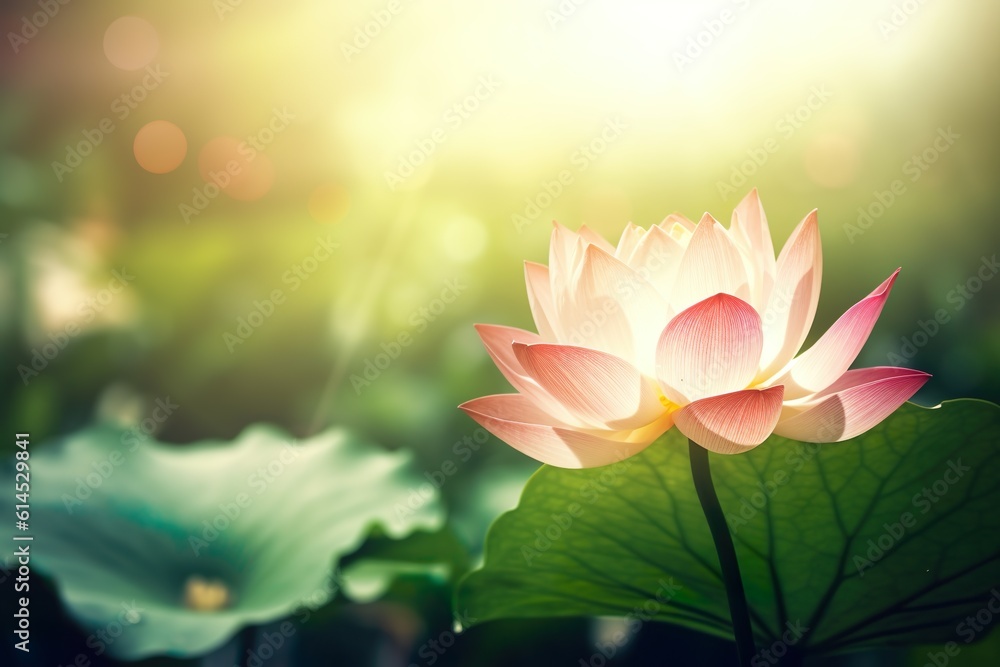 Lotus Flower at the Sunrise. Lotus Flower at the Sunrise.