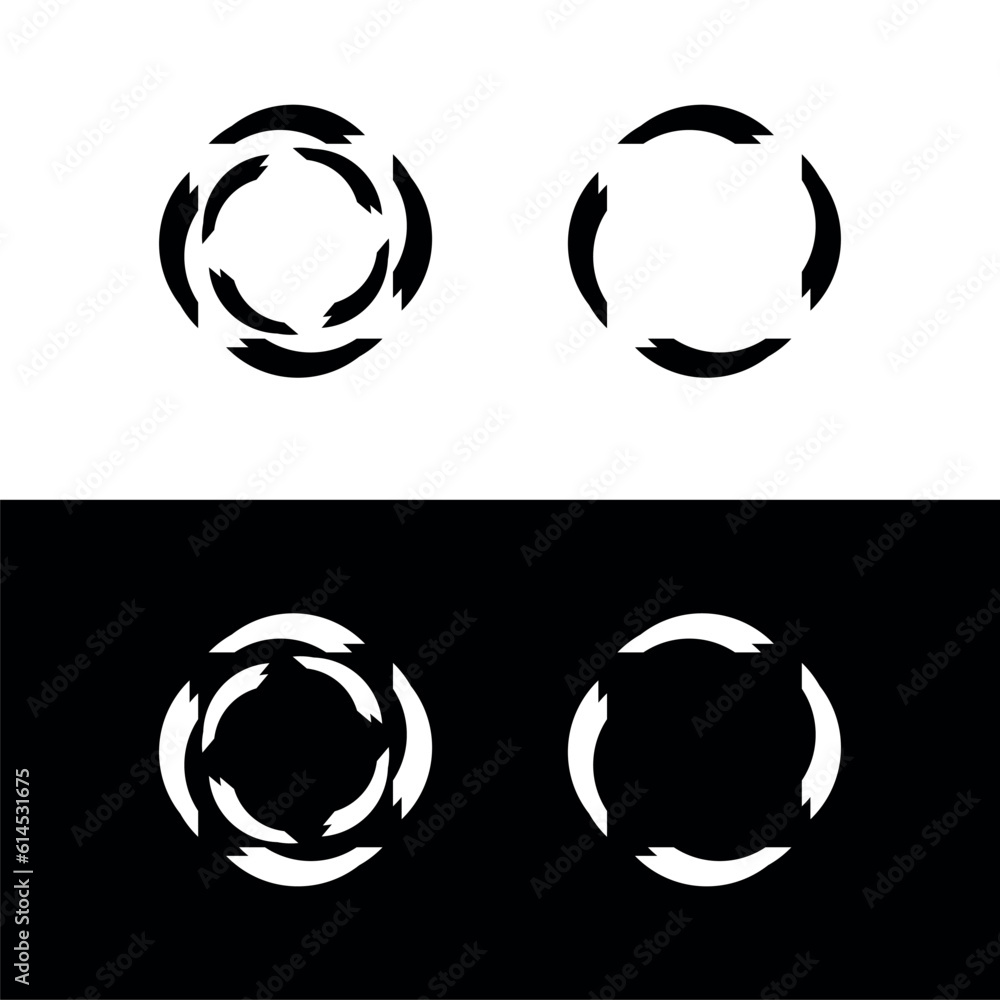 Circle vector logo template illustration design Circle vector logo template illustration design