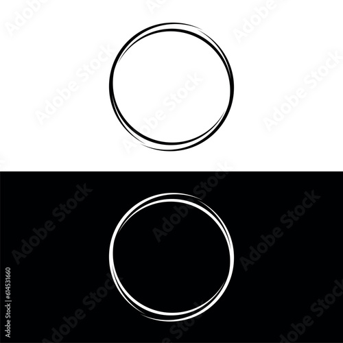 Circle vector logo template illustration design