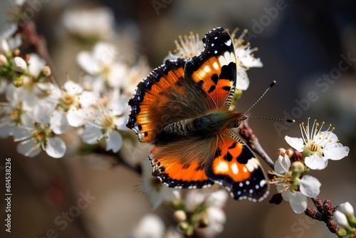 Butterfly on the flower in nature © MiraCle72