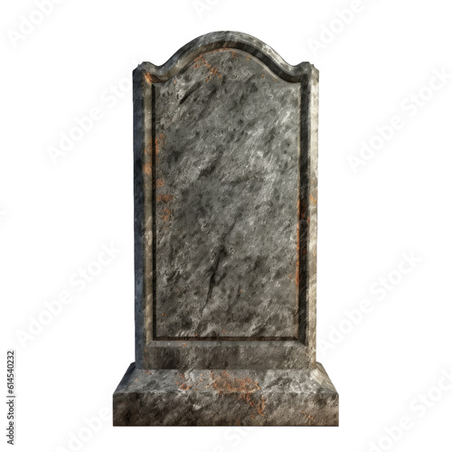 tombstone isolated on a transparent background, generative ai