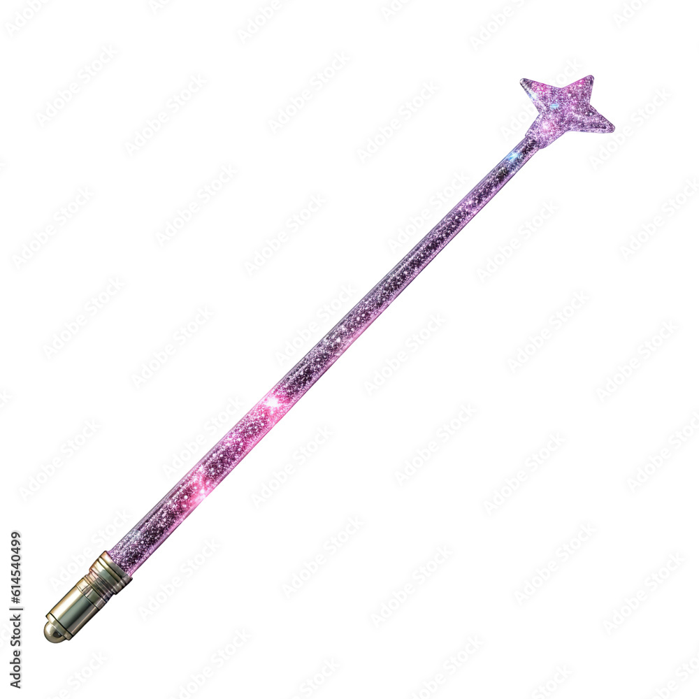 magic wand isolated on a transparent background, generative ai magic wand isolated on a transparent background, generative ai