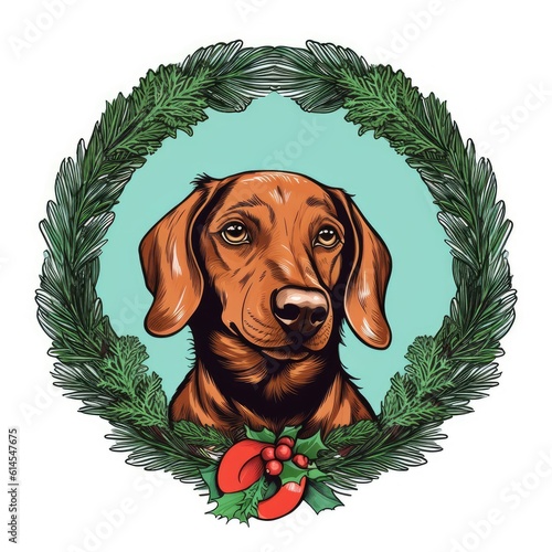 Festive Canine Joy - Generative AI