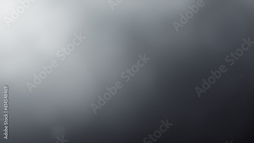 Abstract gray halftone pattern on blurred lighter grey color gradient background. 4k resolution. Dotted pattern for template, brochure, business card, web page etc.