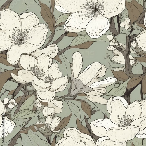 Blossoming Pear Symphony - Generative AI