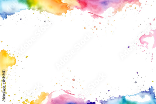Watercolor background with splashes for artistic wedding invitation, decoration, banner, background, template postcard design. Abstract watercolor in trendy minimal style. Transparent PNG Background  © Asif