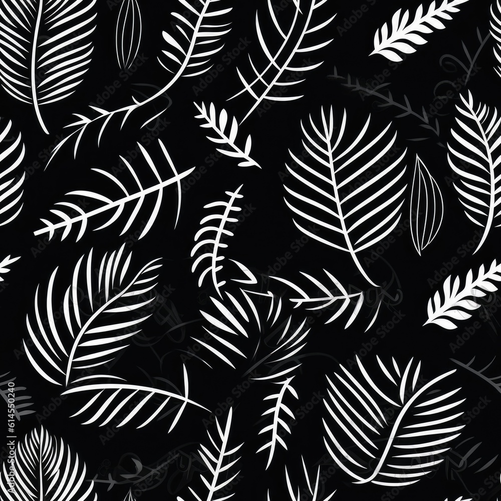 Tropical Foliage Tapestry - Generative AI Tropical Foliage Tapestry - Generative AI