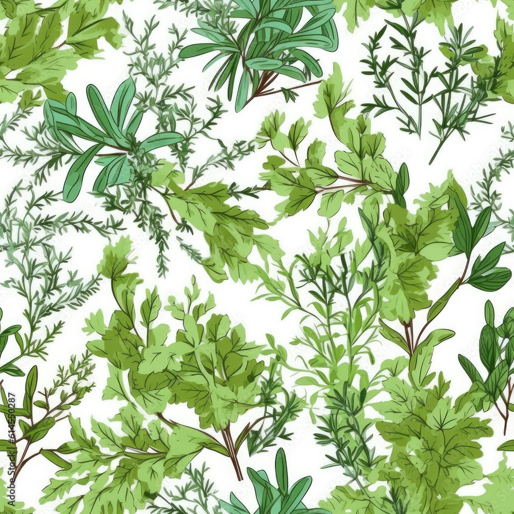 Herbalicious Botanical Delight - Generative AI Herbalicious Botanical Delight - Generative AI