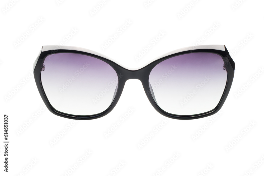 Women sunglasses front view isolated on white Women sunglasses front view isolated on white