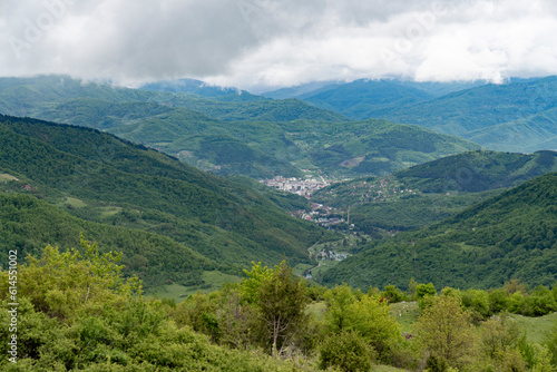 Bergstadt in Bosnien 