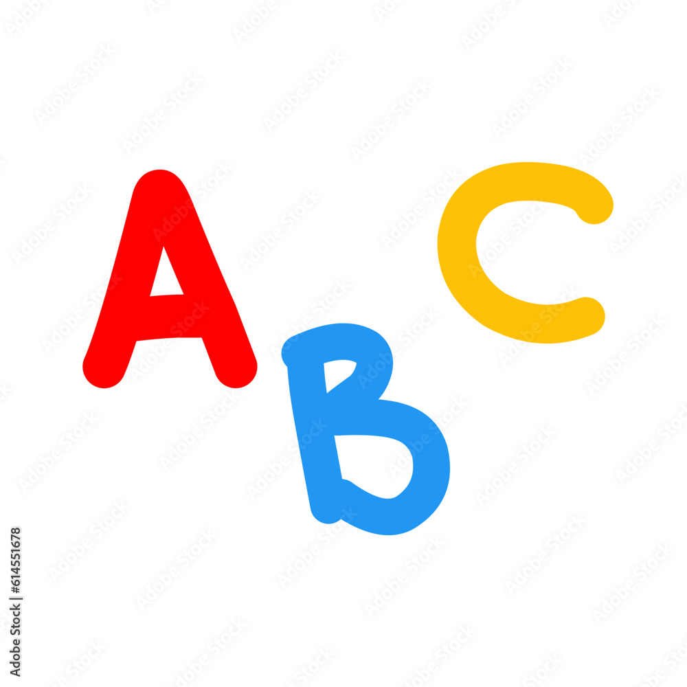 Doodle Abc School vectors Doodle Abc School vectors