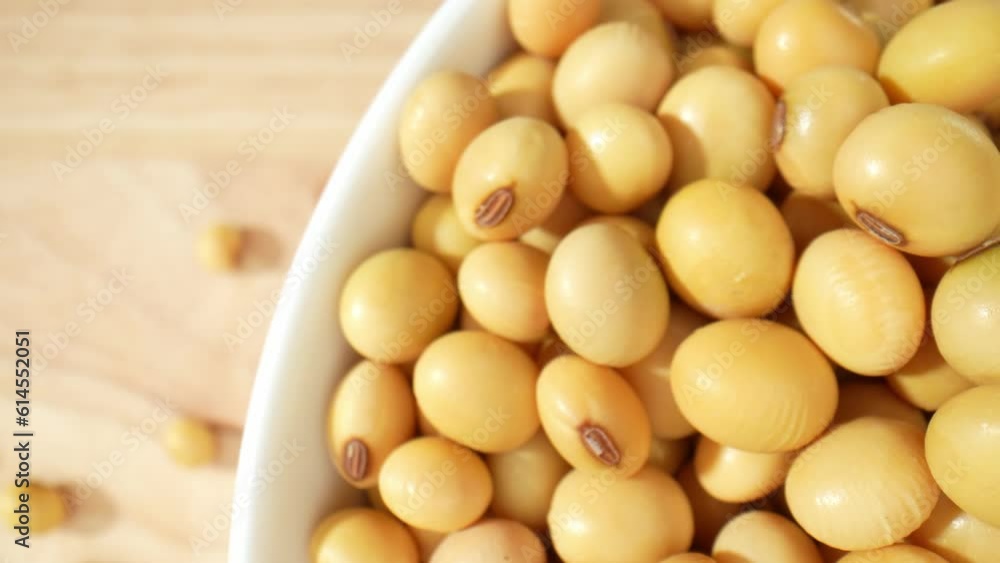 Mesmerizing macro video captures the intricate details of soybeans nestled in a bowl, unveiling their texture, colors, and patterns. A feast for the eyes, celebrating the beauty of nature's creations
Mesmerizing macro video captures the intricate details of soybeans nestled in a bowl, unveiling their texture, colors, and patterns. A feast for the eyes, celebrating the beauty of nature's creations