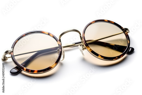 Vintage glasses isolated on white background. Clipping path included.