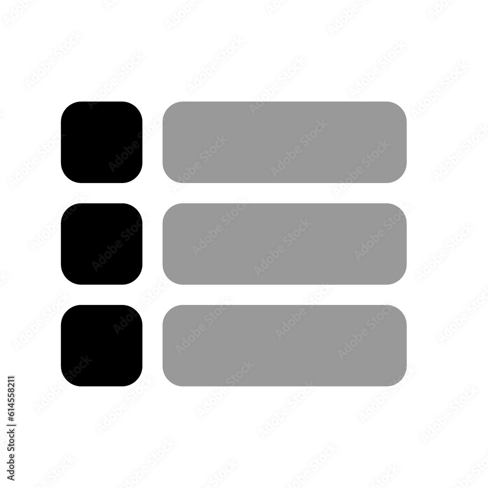 list icon list icon