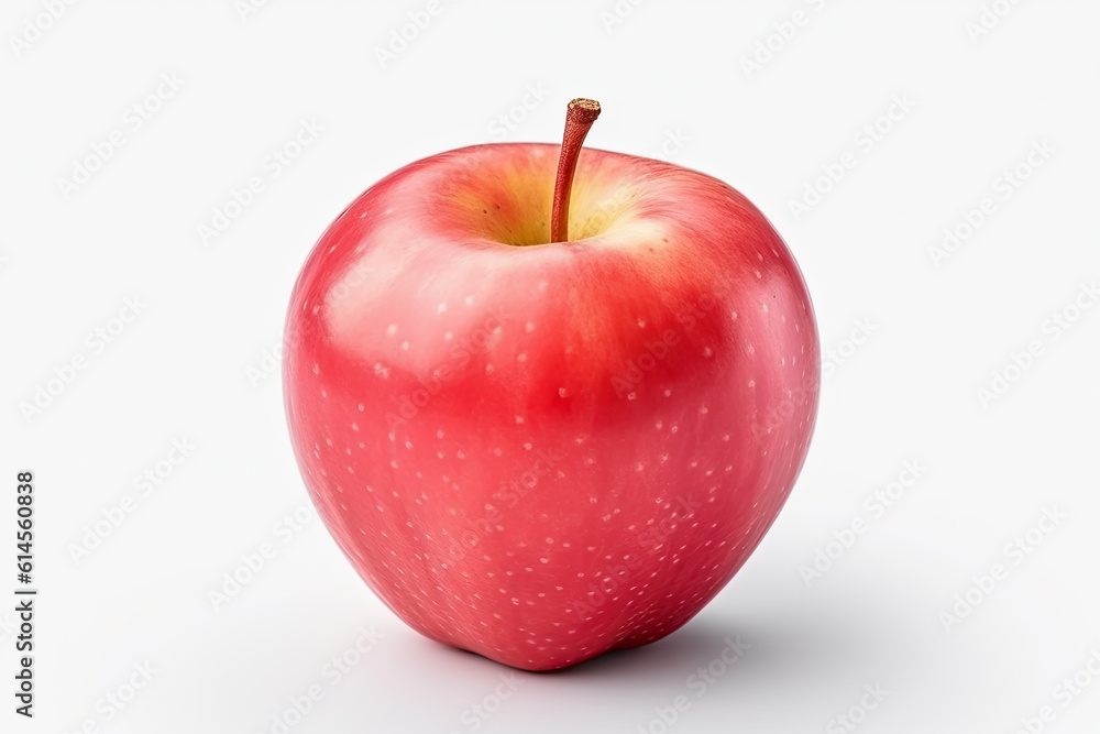 apple on white background. ai generative, illustration, apple on white background. ai generative, illustration,