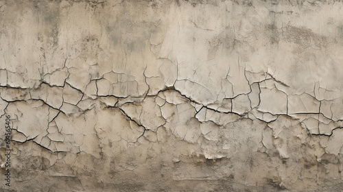 Plaster with cracks, old plaster texture wall