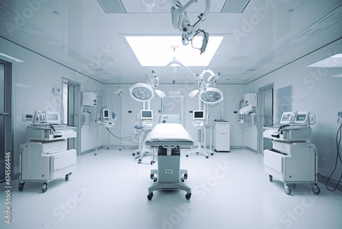 Empty Operating room, accident and emergency room