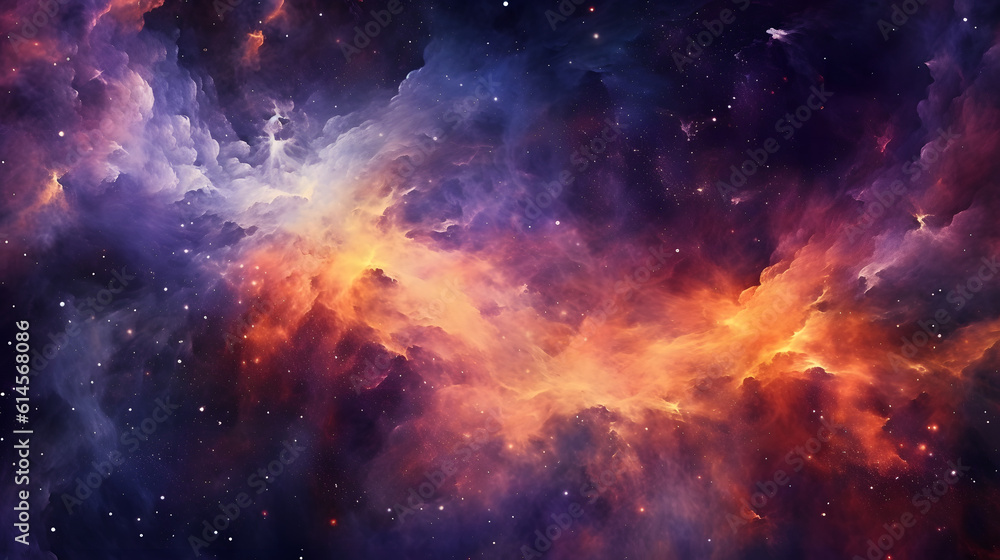 Celestial Tapestry Nebulas Unveiling Cosmic Artistry, Generative AI