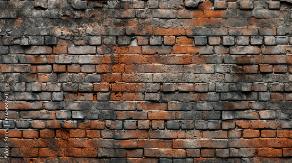 Fototapeta premium Brick wall background, brick wall surface