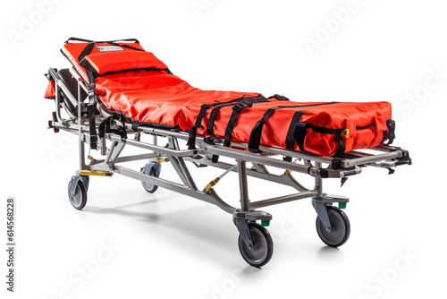 Rescue Stretcher on white background, stretcher png photo